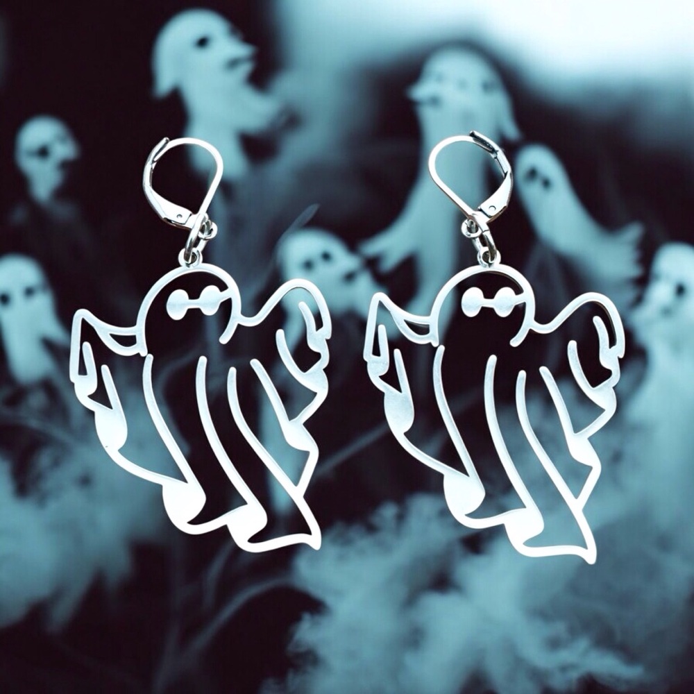 🆕 Ghost Earrings Stainless Steel